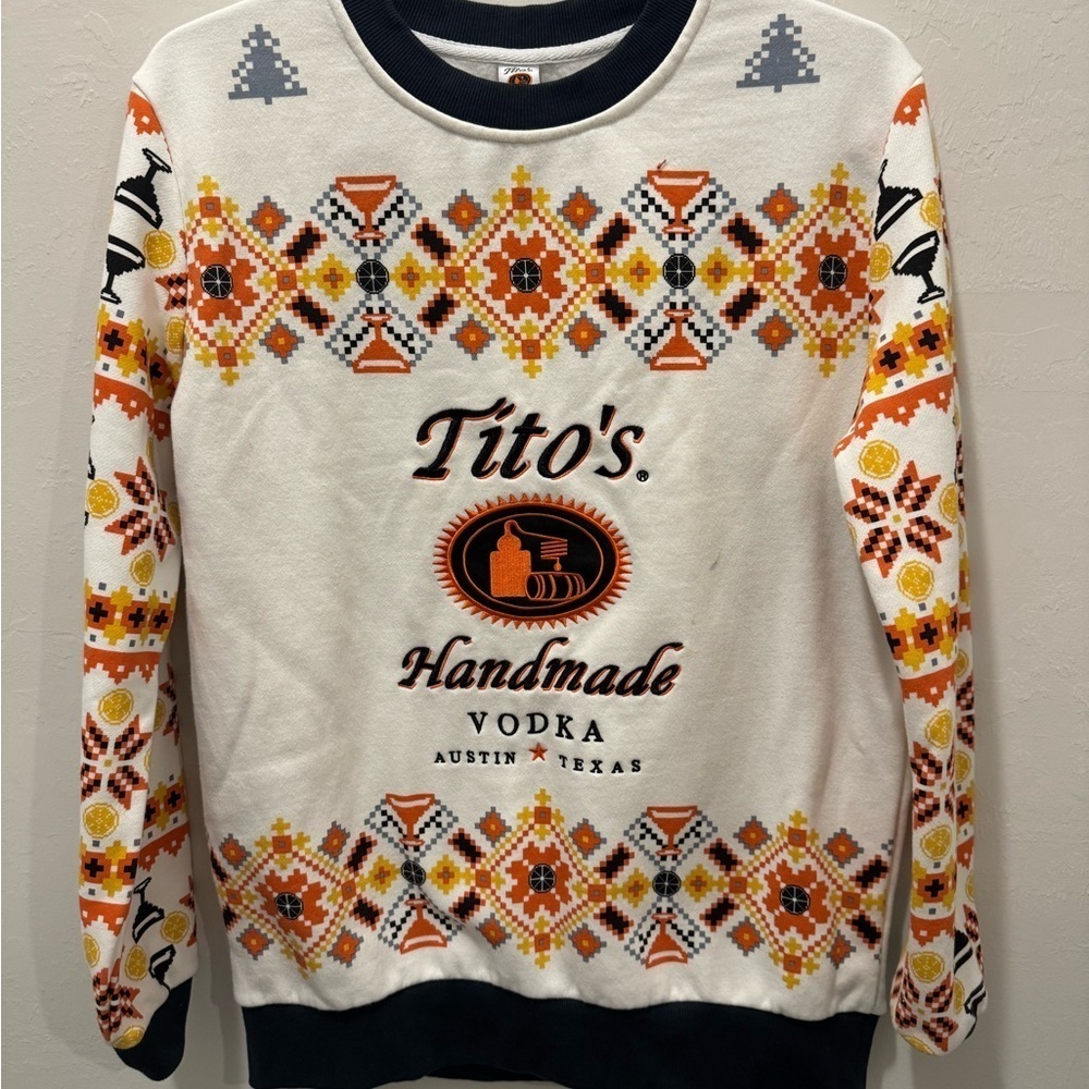 Tito's Handmade Vodka Festive Sweatshirt